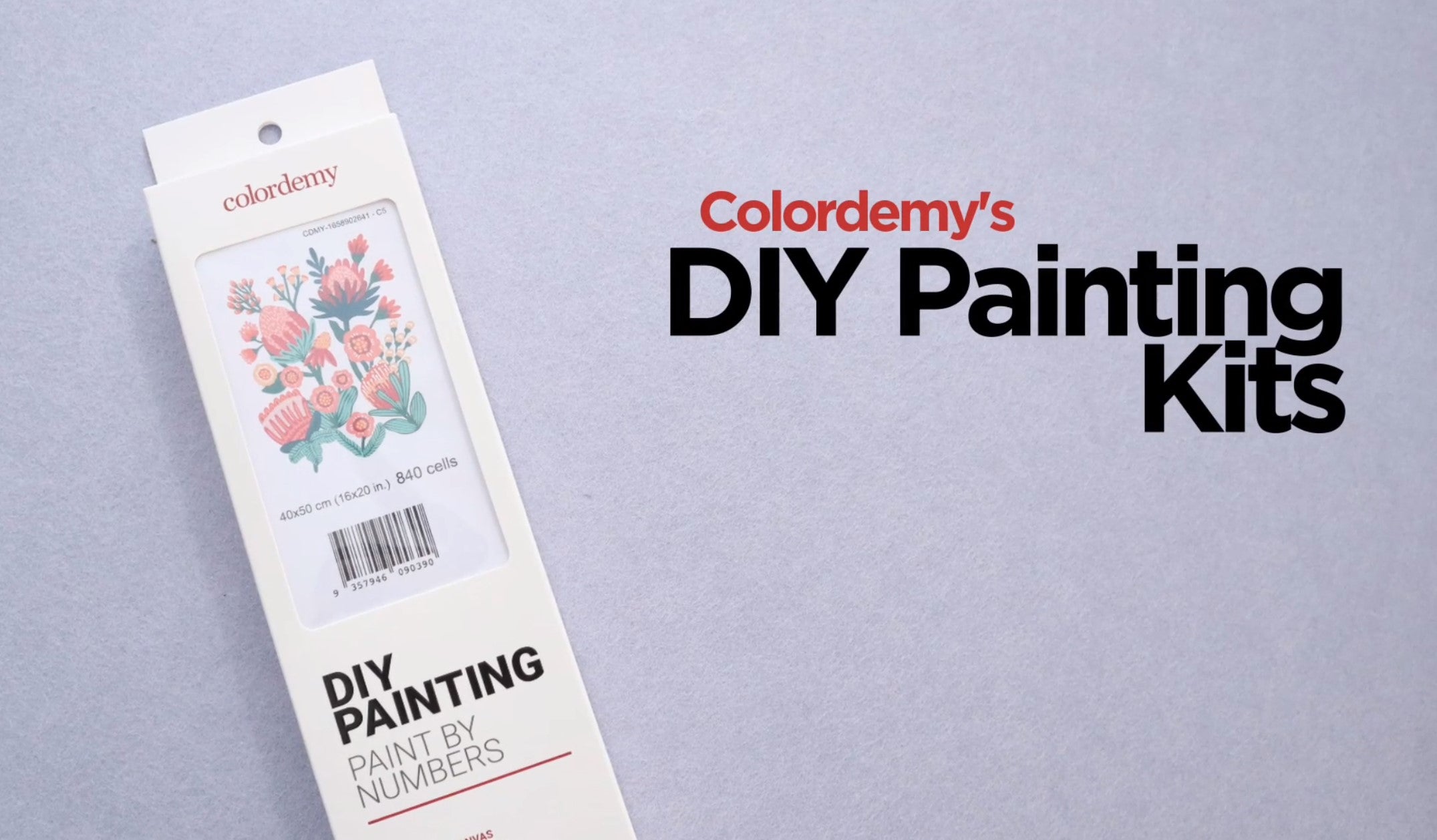 Load video: Colordemy&#39;s DIY Painting kits introduction