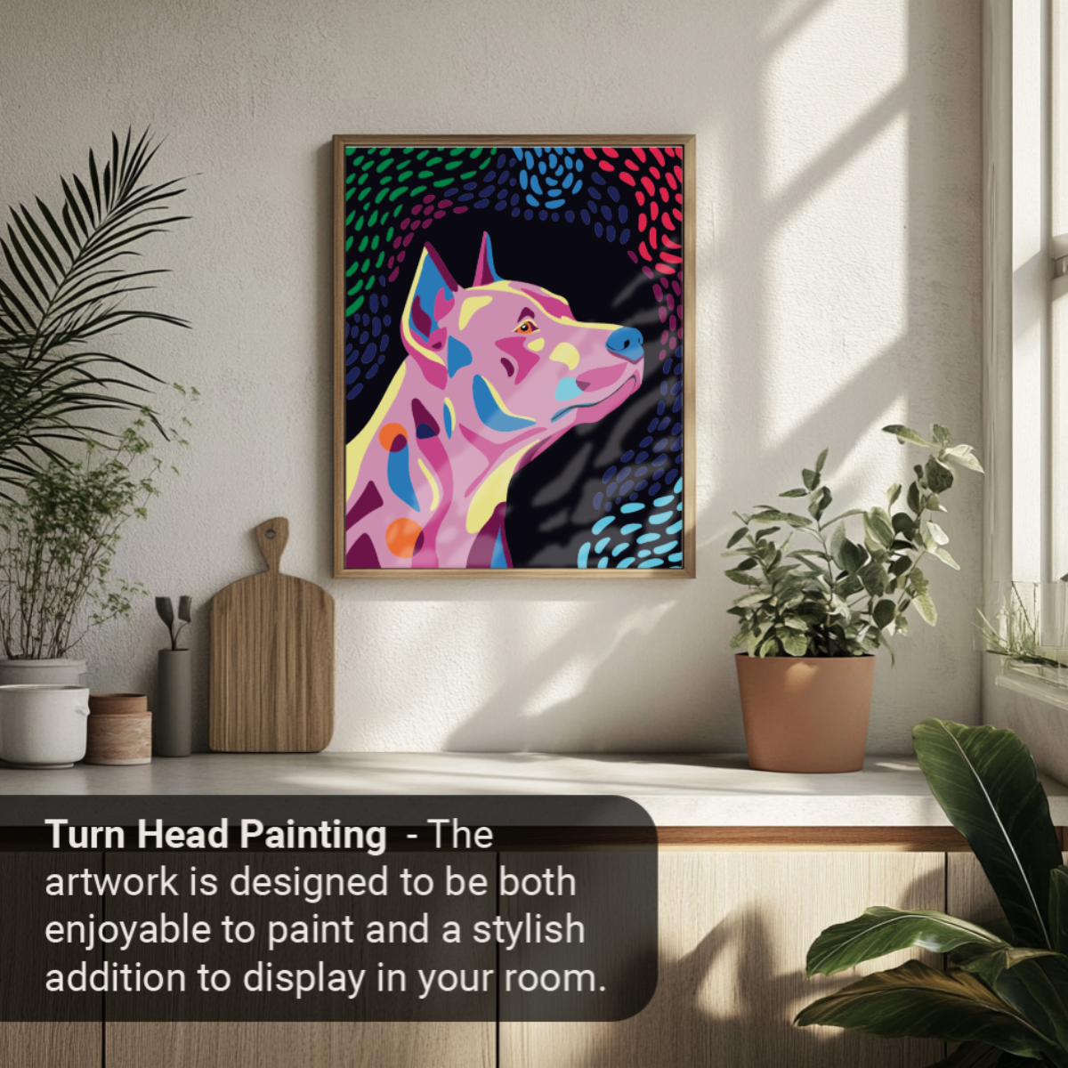 Happy Tail - Pinscher: 40x50cm Paint by Numbers Kit