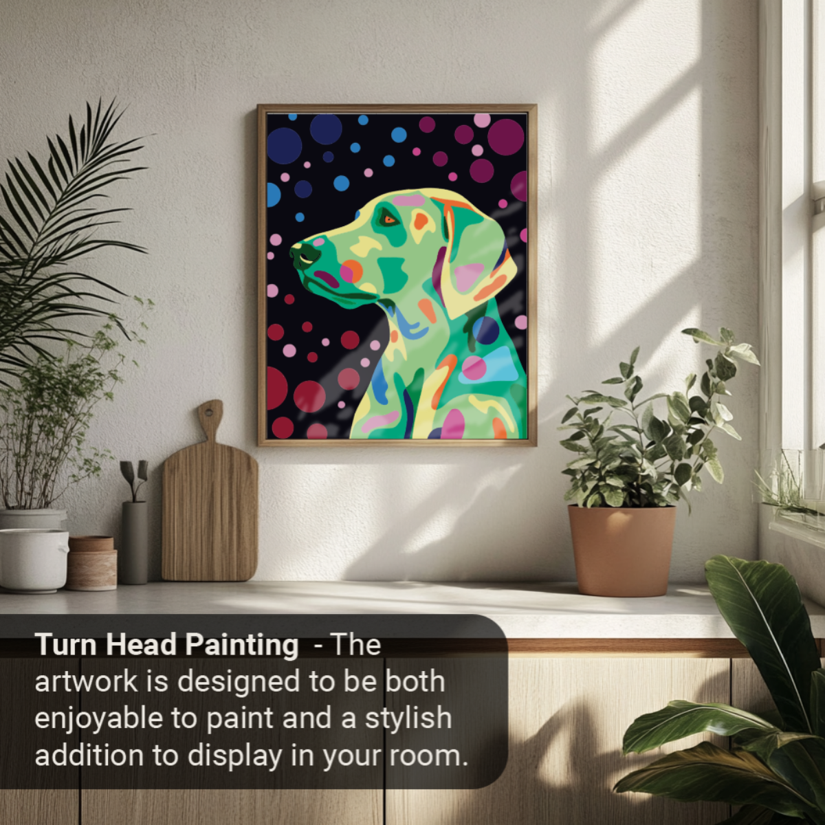 Happy Tail - Labrador: 40x50cm Paint by Numbers Kit