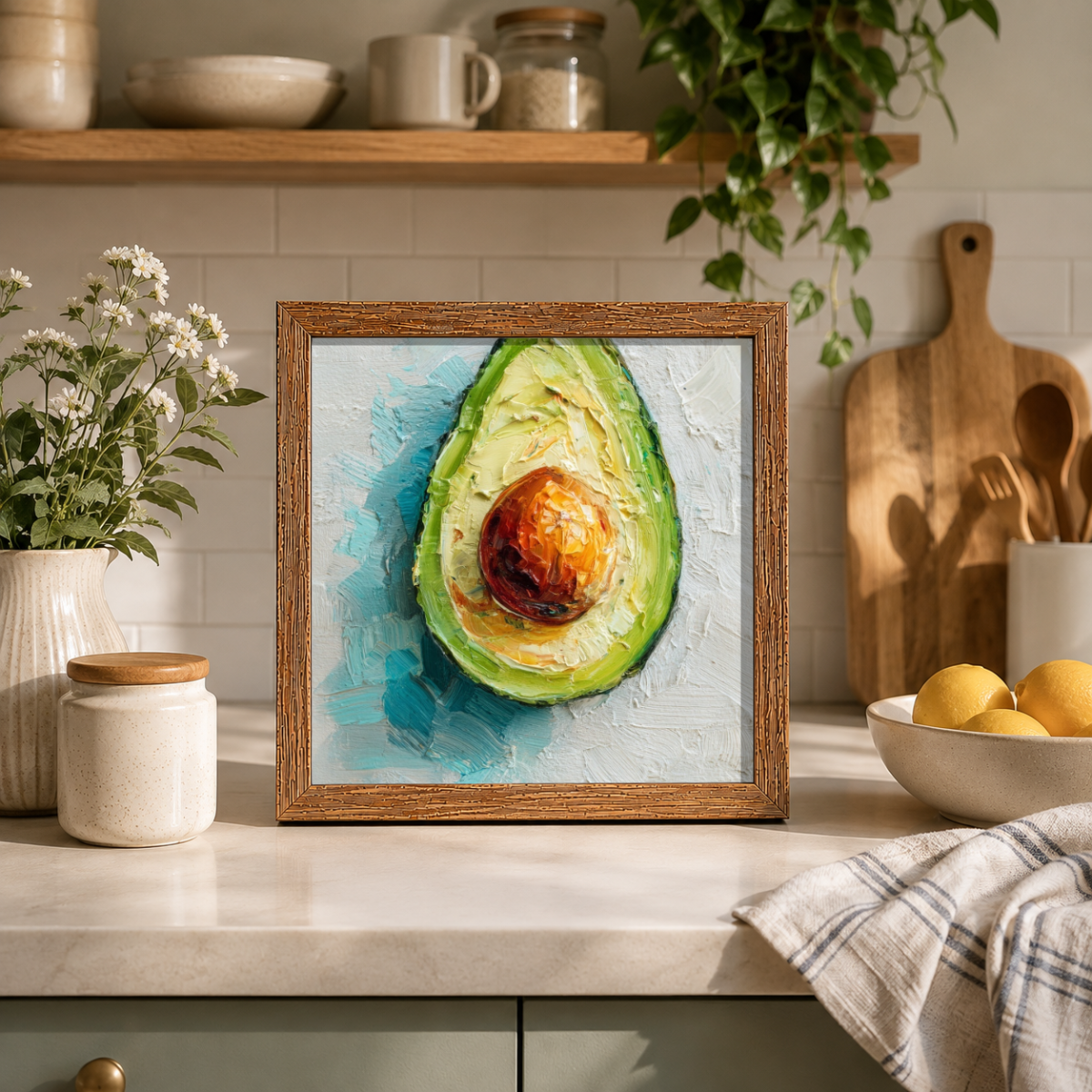 Learn to Paint Kit (Fruits - Single Avocado)