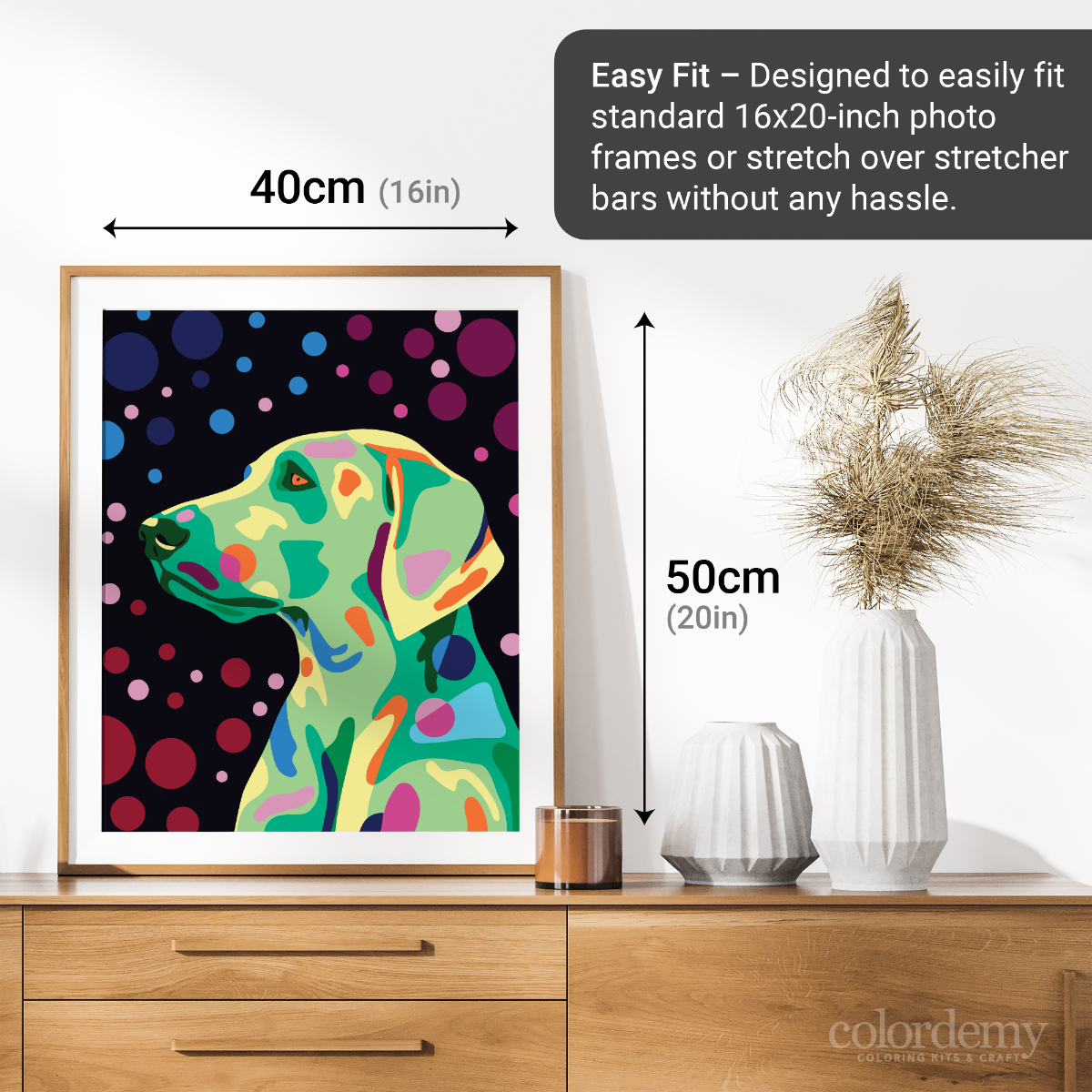 Happy Tail - Labrador: 40x50cm Paint by Numbers Kit