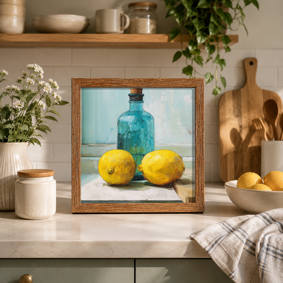Learn to Paint Kit (Fruits - Bottle and Lemons)