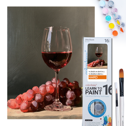 Learn to Paint Kit (Fruits - Wine and grapes)