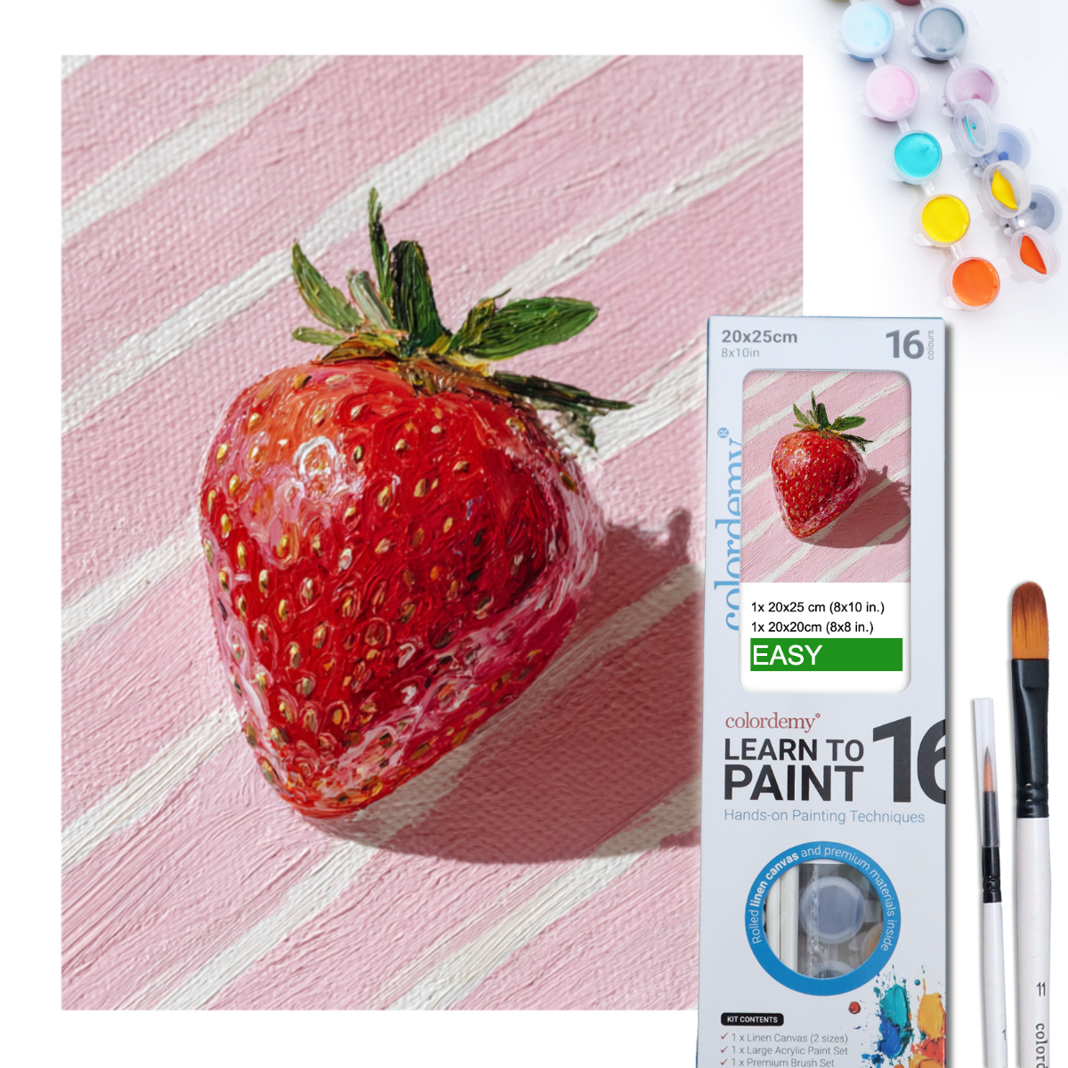 Learn to Paint Kit (Fruits - Strawberry)