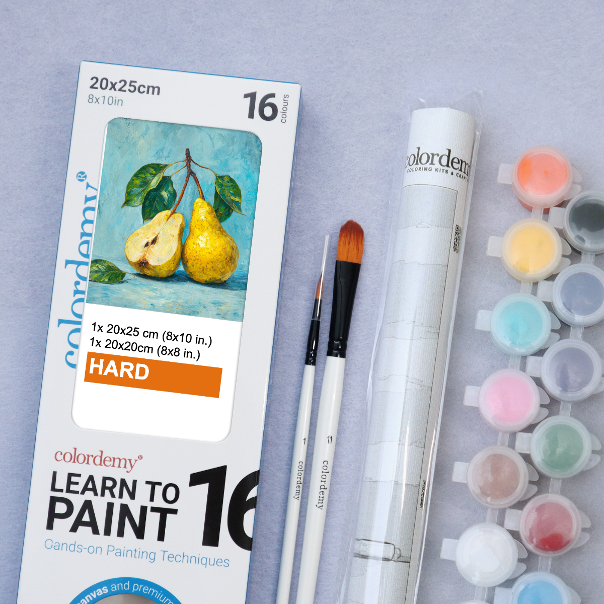 Learn to Paint Kit (Fruits - Two Pears)
