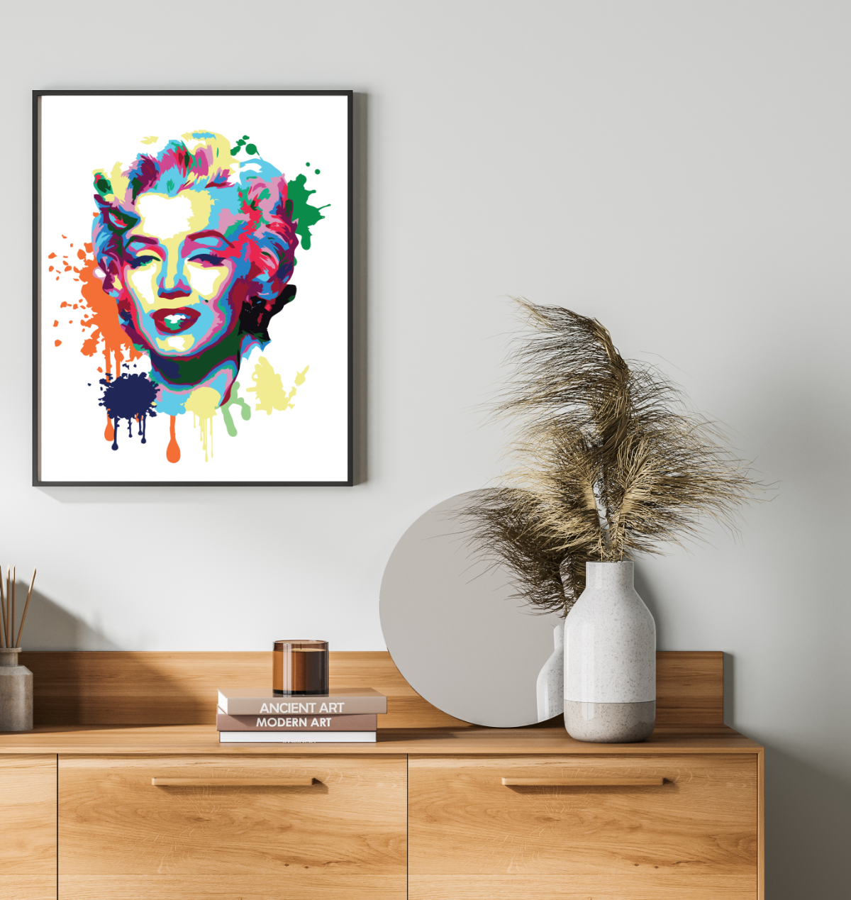 40x50cm Paint by Numbers Kit:  Iconic Elegance: Marilyn Monroe Abstract
