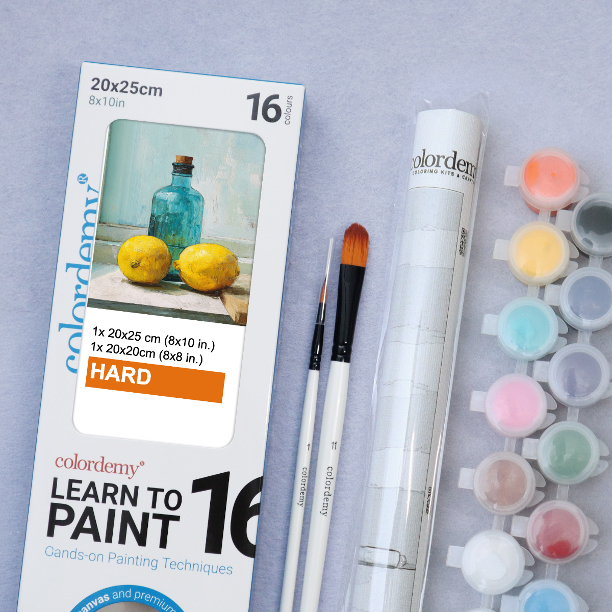 Learn to Paint Kit (Fruits - Bottle and Lemons)