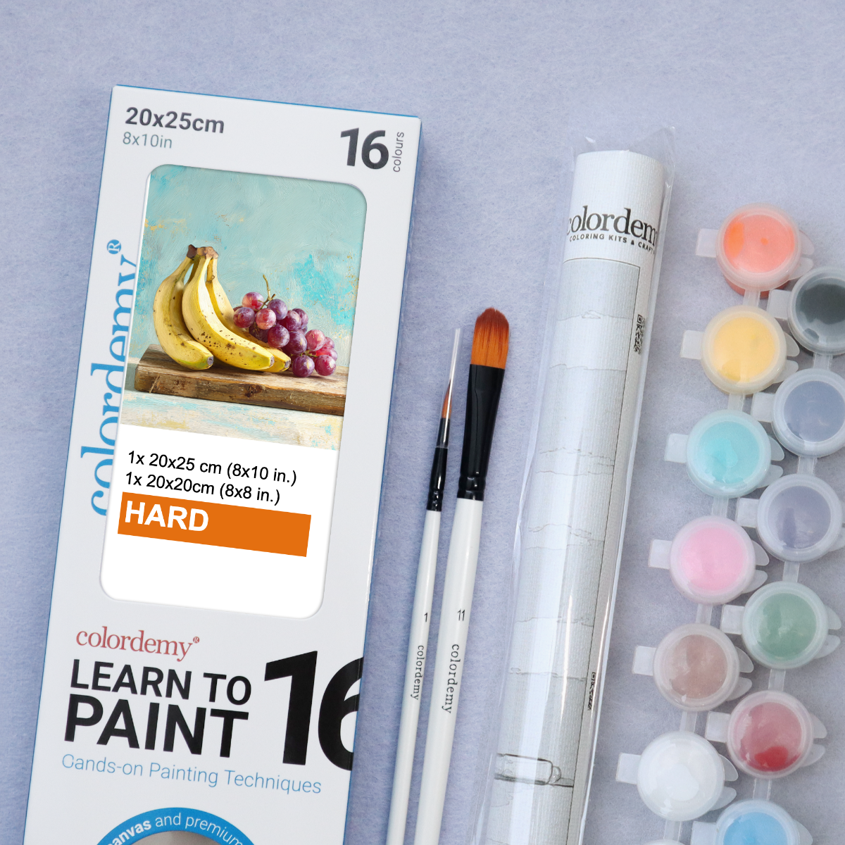 Learn to Paint Kit (Fruits - Bananas & Grapes)