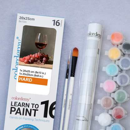 Learn to Paint Kit (Fruits - Wine and grapes)