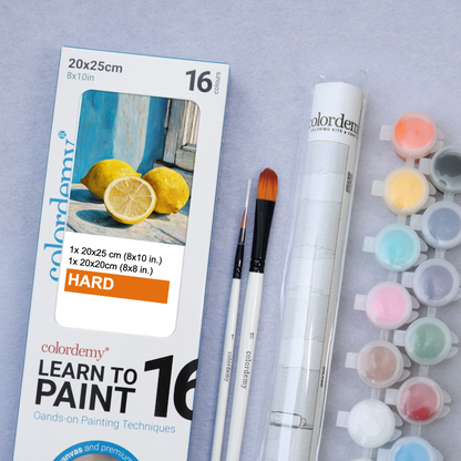 Learn to Paint Kit (Fruits - Three Lemons)