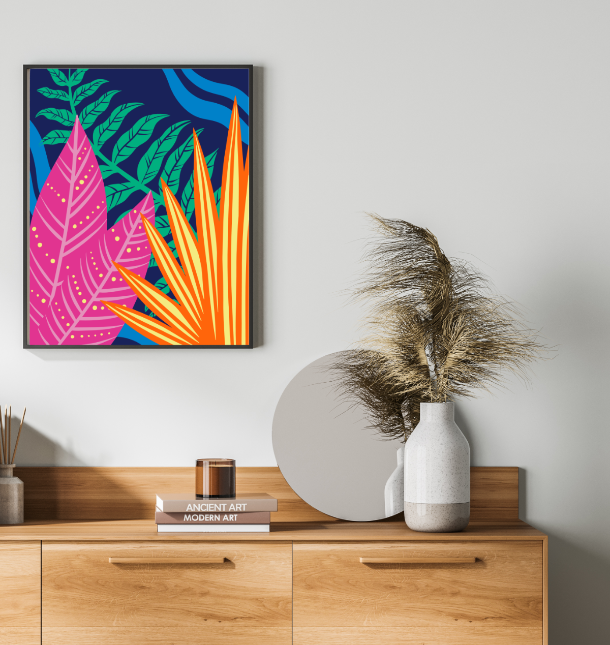 40x50cm Paint by Numbers Kit: Nature's Palette: Colourful Leaves