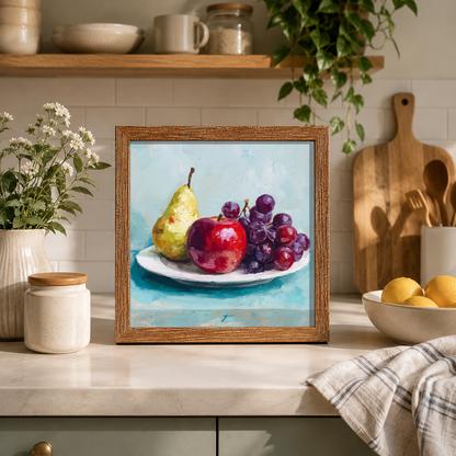 Learn to Paint Kit (Fruits - Pear + Apple + Grapes)