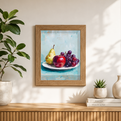 Learn to Paint Kit (Fruits - Pear + Apple + Grapes)