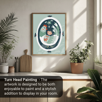 40x50cm Paint by Numbers Kit - Rolled Canvases, 16 Colours (Funkies- Mother & Daughter)