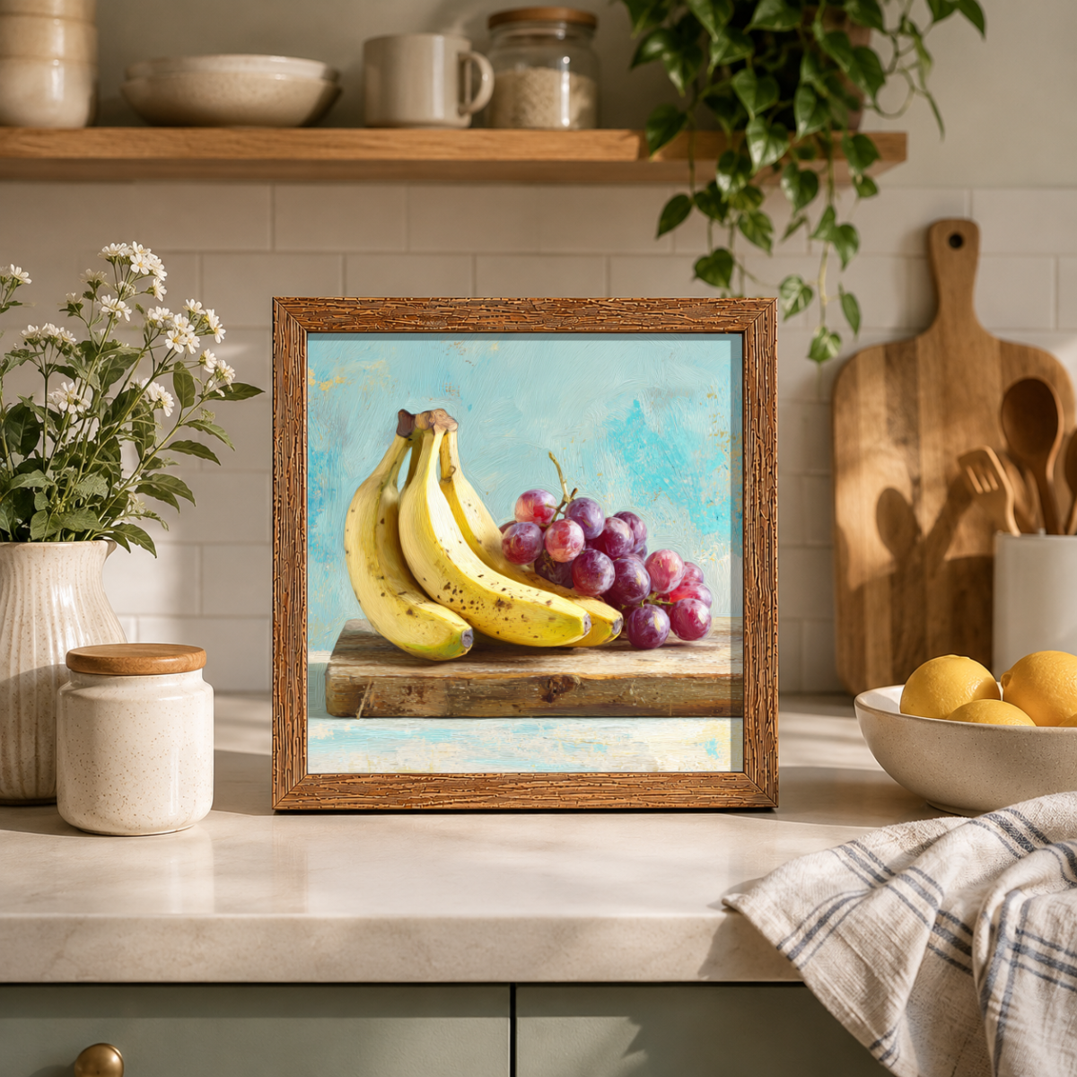 Learn to Paint Kit (Fruits - Bananas & Grapes)