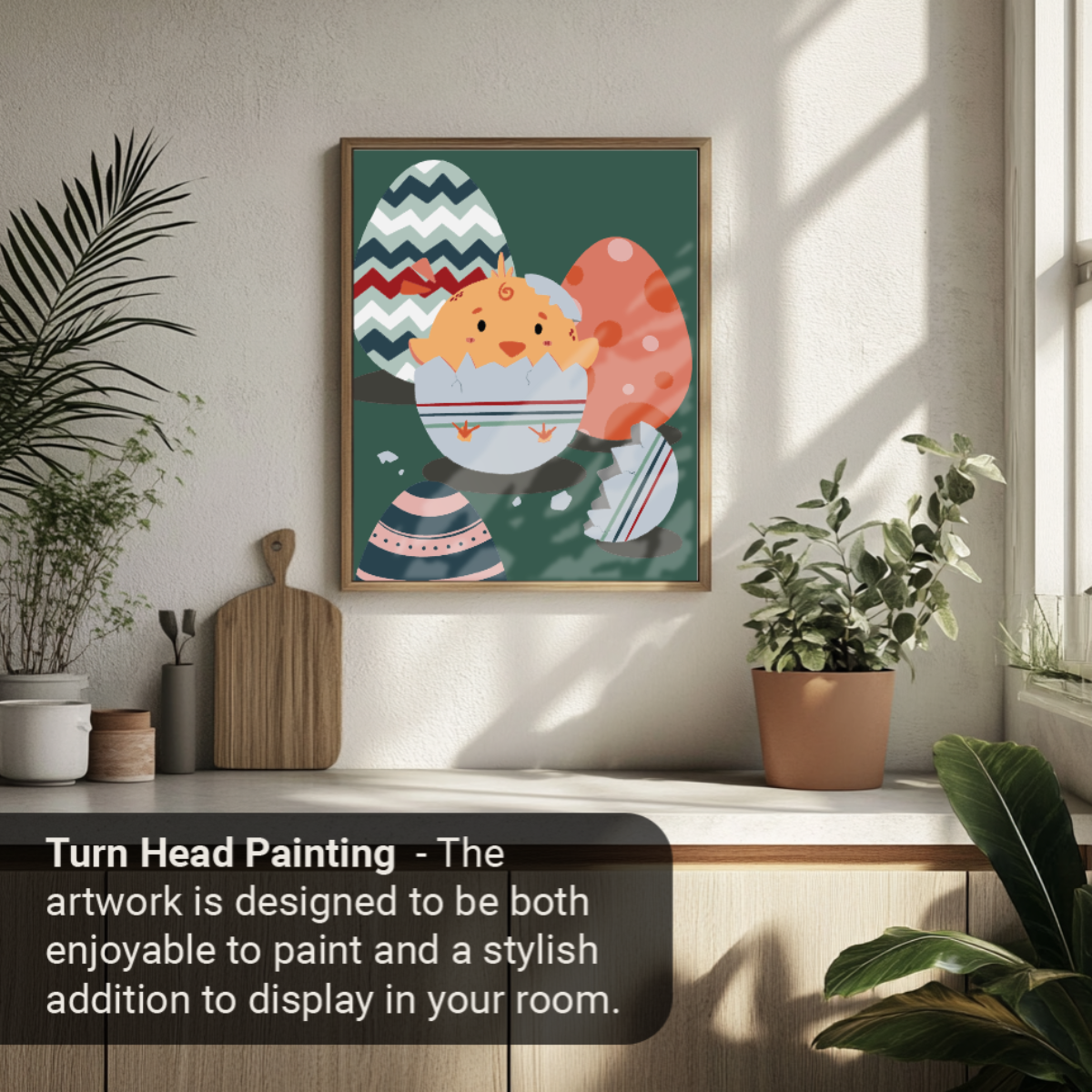 40x50cm Paint by Numbers Kit: Little Wonders: Newborn Cute Chicken