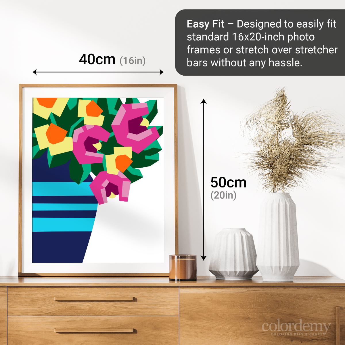 40x50cm Paint by Numbers Kit - Rolled Canvases, 16 Colours (Mindfulness - undefined)