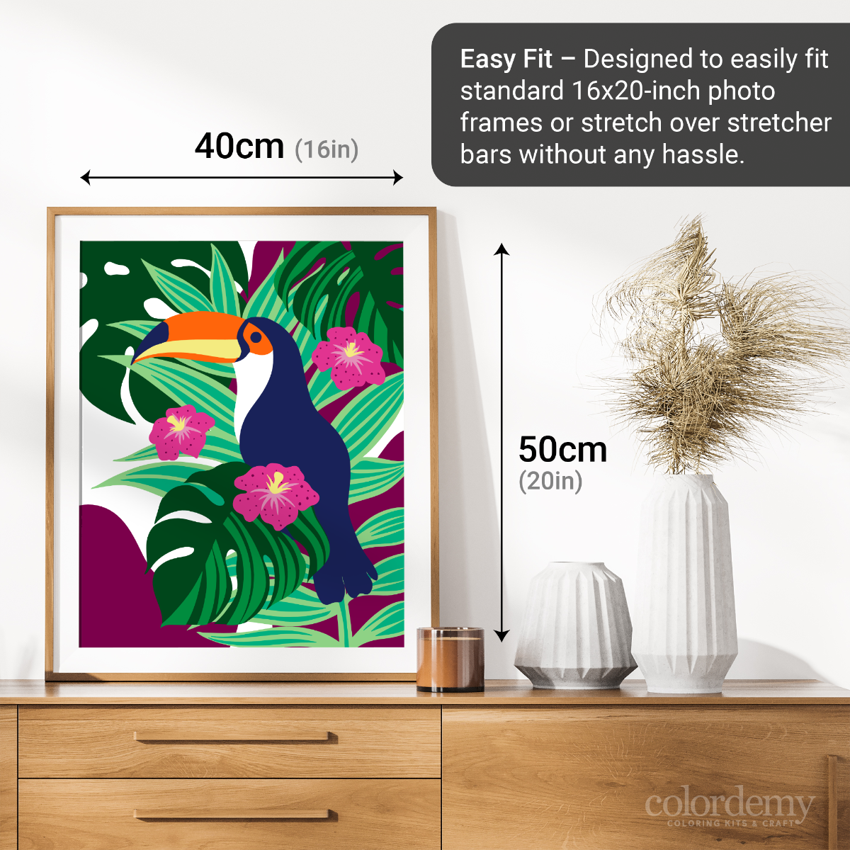 40x50cm Paint by Numbers Kit - Rolled Canvases, 16 Colours (Mindfulness - undefined)