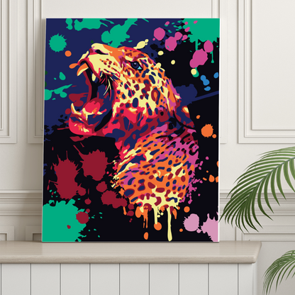 40x50cm Paint by Numbers Kit - Rolled Canvases, 16 Colours (An Anger-Release Collection - undefined)