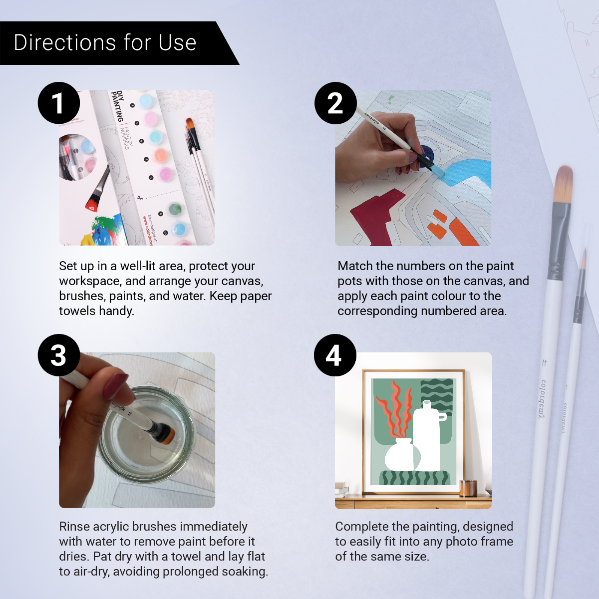 40x50cm Paint by Numbers Kit: Minimalist Elegance: White Vase with Wavy Red Plant