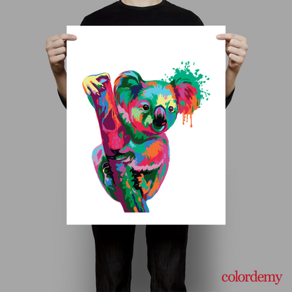 Colorful Koala- World Paint by Numbers™ Kits DIY