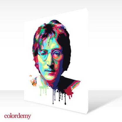 40x50cm Paint by Numbers Kit: Musical Reverie: John Lennon Abstract Portrait