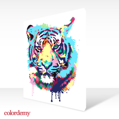 40x50cm Paint by Numbers Kit: Abstract Insight: Thinking Monkey – Colordemy  - Coloring kits, DIY Paintings, Paint by numbers